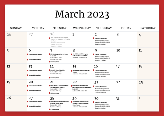 calendar - base - March 2023